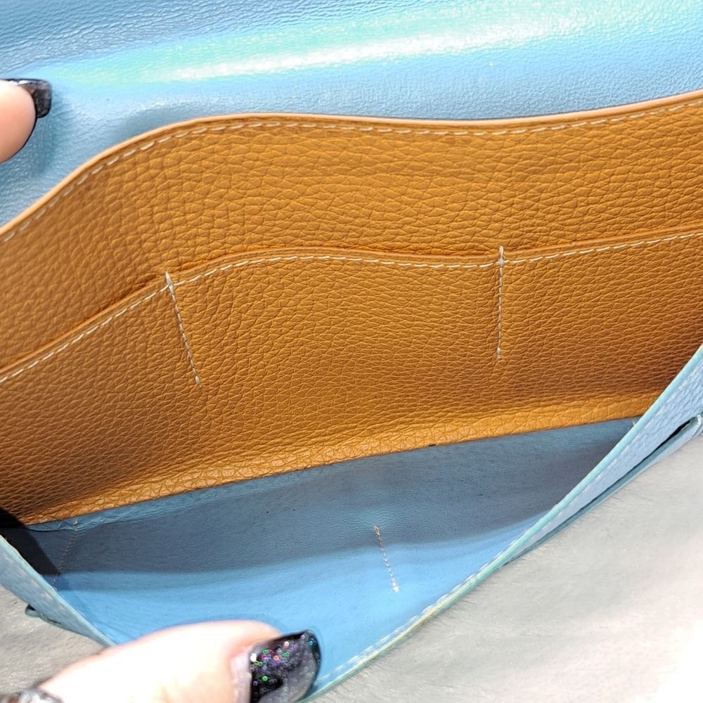Authentic HERMES Dogon Togo Leather Long Bifold Wallet Excellent conditi… - Picture 8 of 17
